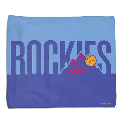 Serviette de rallye WinCraft Colorado Rockies 2025 City Connect 15" x 18"