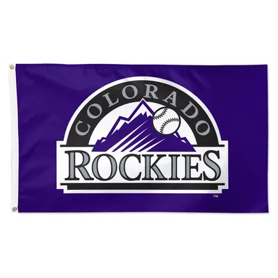 WinCraft Colorado Rockies Drapeau simple face avec logo principal 3 pi x 5 pi