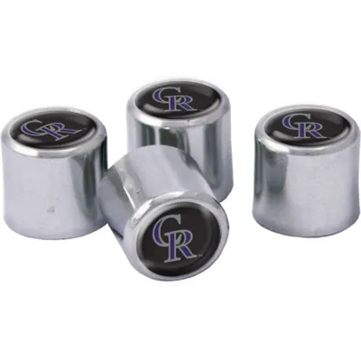 Colorado Rockies WinCraft 4-Pack Valve Stem Covers