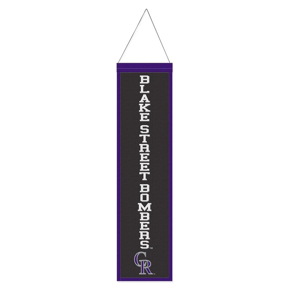 WinCraft Colorado Rockies 8" x 32" Slogan Wool Banner