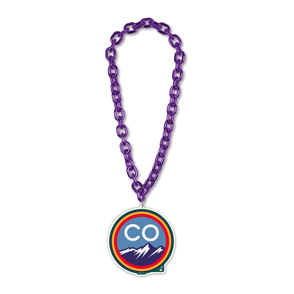 Collier à grande chaîne WinCraft Colorado Rockies