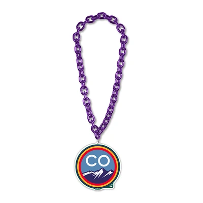 Collier à grande chaîne WinCraft Colorado Rockies