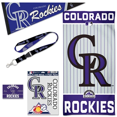 WinCraft Colorado Rockies House Fan Accessories Pack