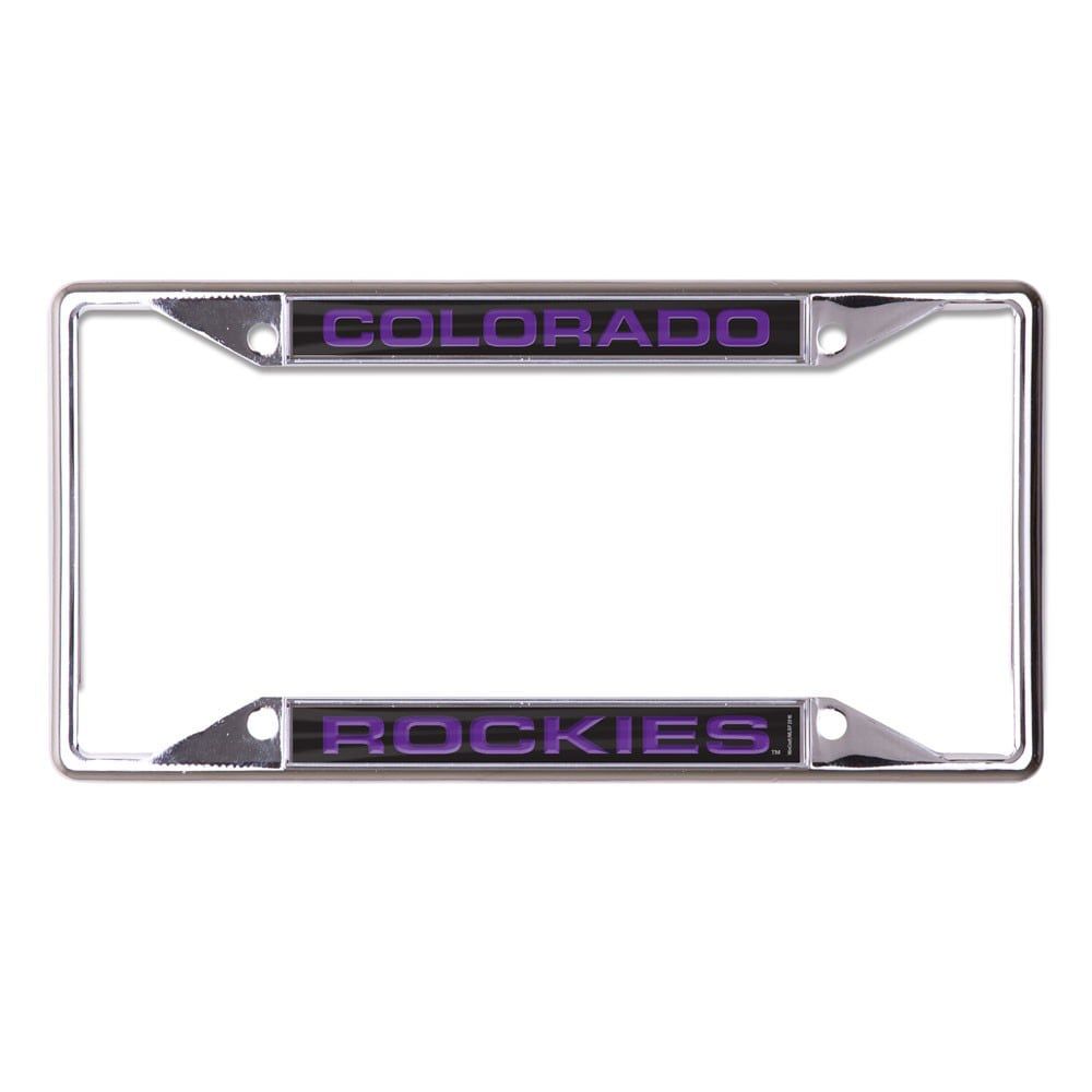 WinCraft Colorado Rockies Inlaid License Plate Frame