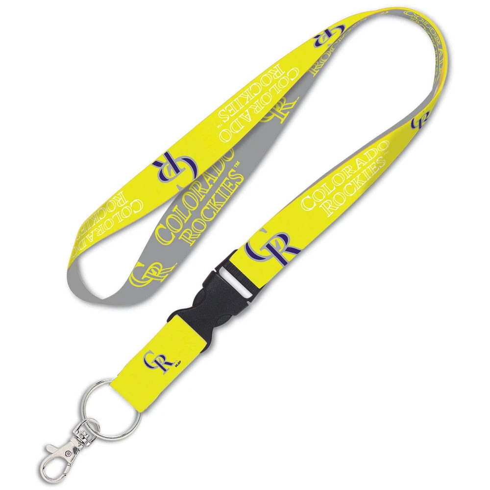 WinCraft Colorado Rockies Neon Buckle Lanyard