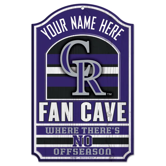 Colorado Rockies WinCraft 11'' x 17'' Team Plastic Sign