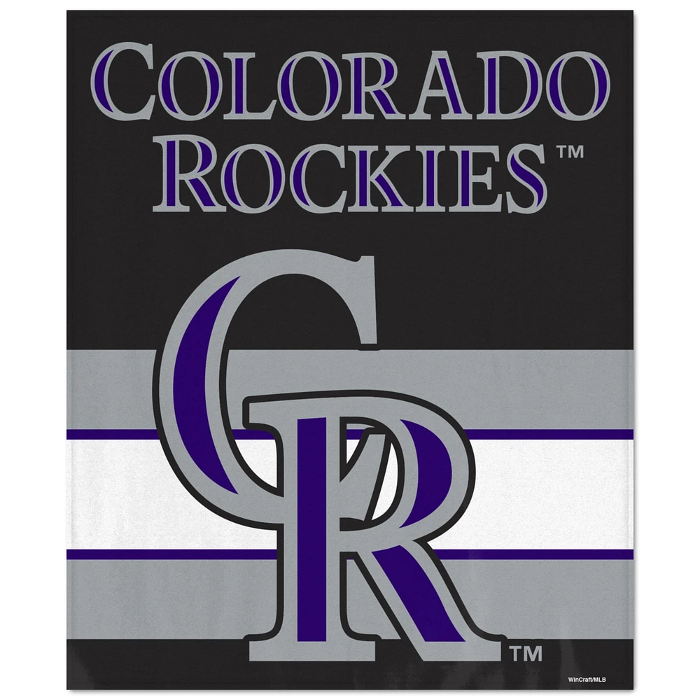 WinCraft Colorado Rockies Ultra Plush 50" x 60" Throw Blanket