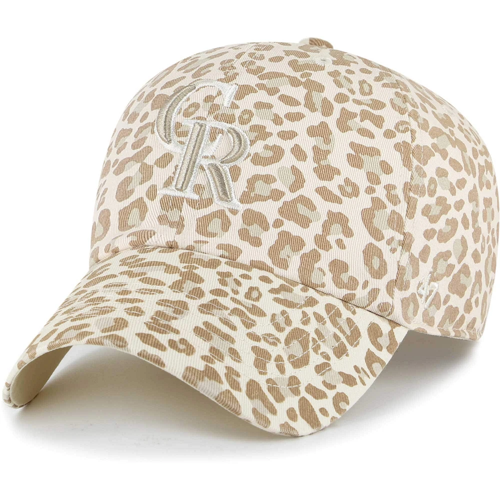 Chapeau réglable '47 Natural Colorado Rockies Panthera Clean Up pour femmes