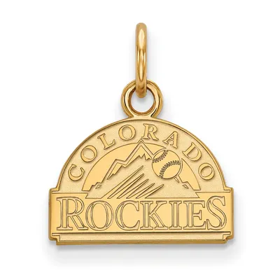 Colorado Rockies Women's 14k Yellow Gold Extra Small Pendant