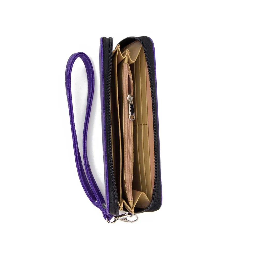 Women's Colorado Rockies Zip-Around Wristlet Wallet