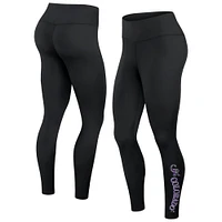 Legging noir Fanatics pour femmes avec logo des Rockies du Colorado