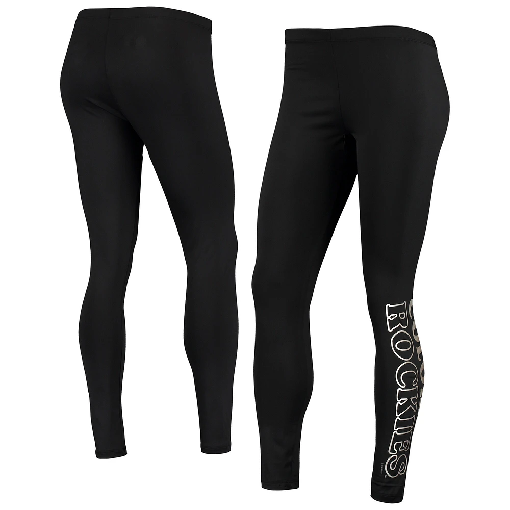 Legging léger pour femme G-III 4Her by Carl Banks Colorado Rockies Stadium noir