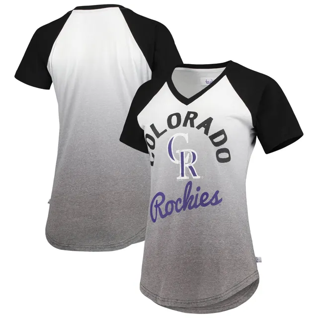 Milwaukee Brewers Women's White Rounder Raglan