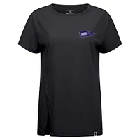 Women's Levelwear Black Colorado Rockies Influx Rafters T-Shirt