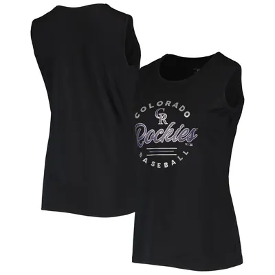 Colorado Rockies Levelwear Women's Macy Tank Top - Black