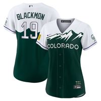 Women's Nike Charlie Blackmon White Colorado Rockies Home Replica