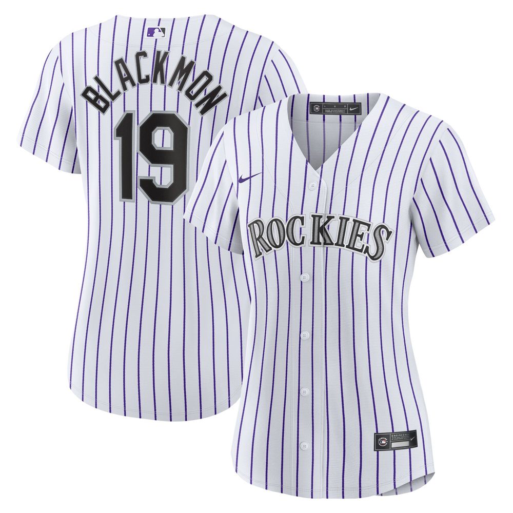 Women's Nike Charlie Blackmon White Colorado Rockies Home Replica Player Jersey