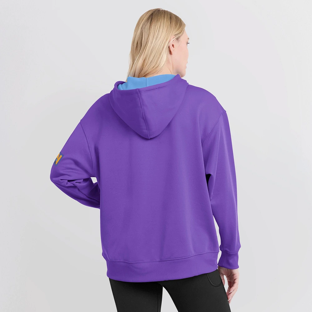 Women's Nike  Purple Colorado Rockies 2025 City Connect Authentic Collection Pullover Hoodie
