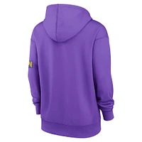 Women's Nike  Purple Colorado Rockies 2025 City Connect Authentic Collection Pullover Hoodie