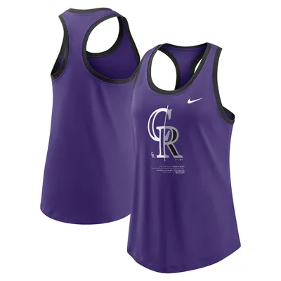 Colorado Rockies Nike Women's Tech Tank Top - Purple