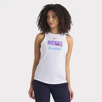 Débardeur Nike blanc à col montant City Connect Tri-Code Colorado Rockies 2025 pour femme