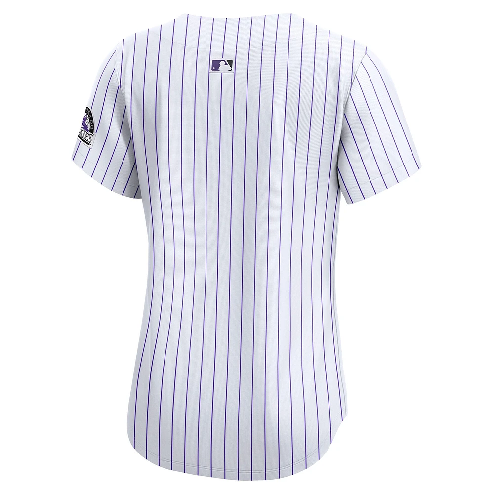 Women's Nike  White Colorado Rockies Home Limited Jersey