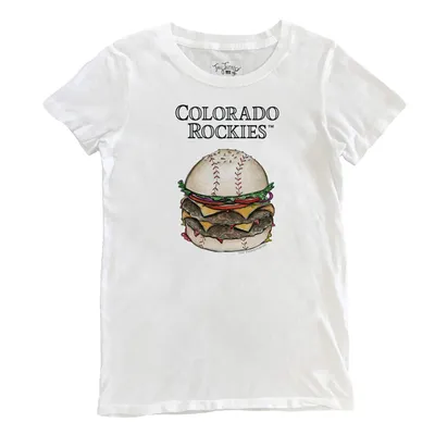 Lids Colorado Rockies Tiny Turnip Women's Burger T-Shirt - Black