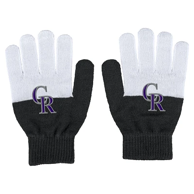 Gants WEAR by Erin Andrews Colorado Rockies à blocs de couleurs pour femmes