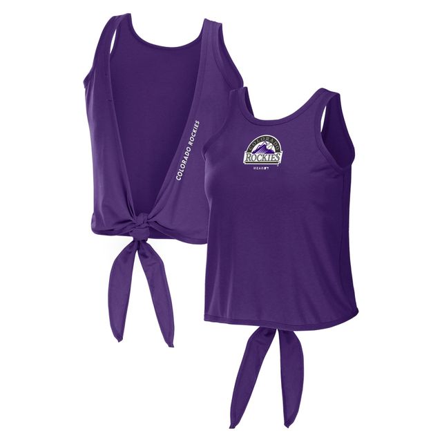 WEAR by Erin Andrews - Débardeur à dos ouvert Colorado Rockies violet pour femme