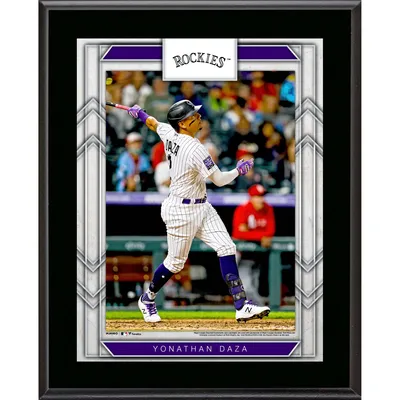 Lids Charlie Blackmon Colorado Rockies Fanatics Authentic Framed 15 x 17  Stitched Stars Collage