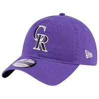 Youth New Era  Purple Colorado Rockies  9TWENTY Adjustable Hat