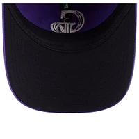 Youth New Era  Purple Colorado Rockies  9TWENTY Adjustable Hat