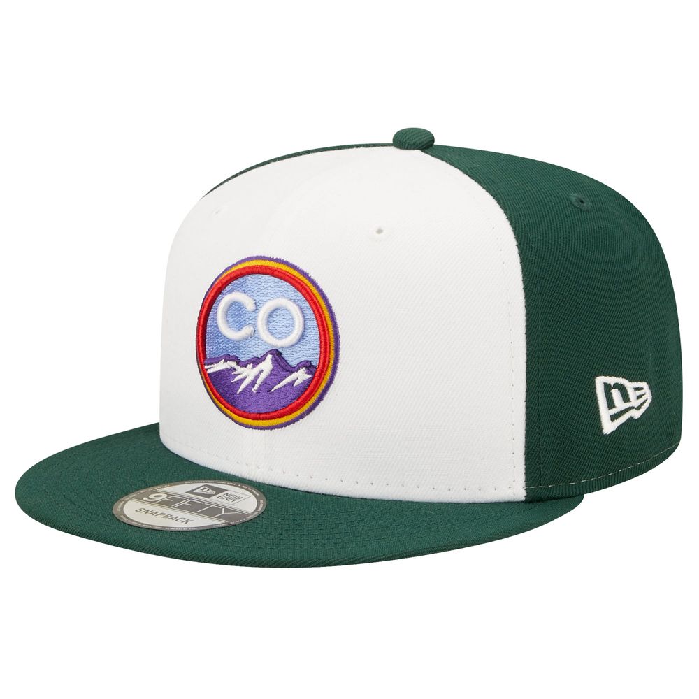 Youth New Era White Colorado Rockies 2022 City Connect 9FIFTY Snapback Adjustable Hat