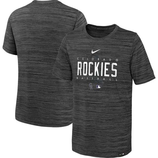 Lids Colorado Rockies Tiny Turnip Women's Slugger 3/4-Sleeve Raglan T-Shirt  - White/Black