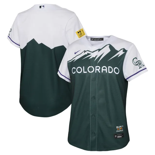 Kris Bryant Colorado Rockies City Connect Men's Nike MLB Replica Jersey.