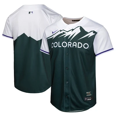 Maillot Nike Colorado Rockies City Connect Limited pour jeunes, vert