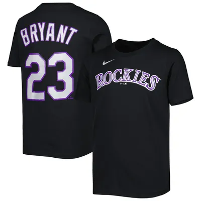 Kris Bryant Colorado Rockies Nike Youth Player Name & Number T-Shirt - Black