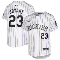 Youth Nike Kris Bryant White Colorado Rockies Home Limited Player Jersey