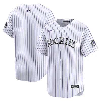 Youth Nike White Colorado Rockies Home Limited Jersey