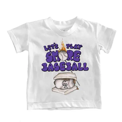 Colorado Rockies Tiny Turnip Youth S'mores T-Shirt - White