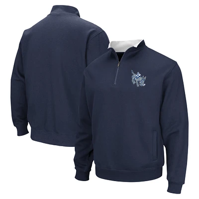 Men's Colosseum Navy Colorado School of Mines Orediggers Tortugas Quarter-Zip Top