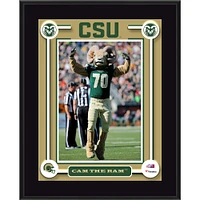 Colorado State Rams 10.5" x 13" Cam The Ram Sublimated Plaque