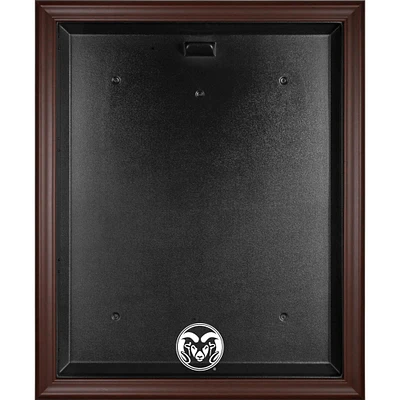 Colorado State Rams Brown Framed Jersey Display Case