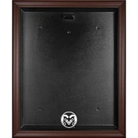 Colorado State Rams Brown Framed Jersey Display Case