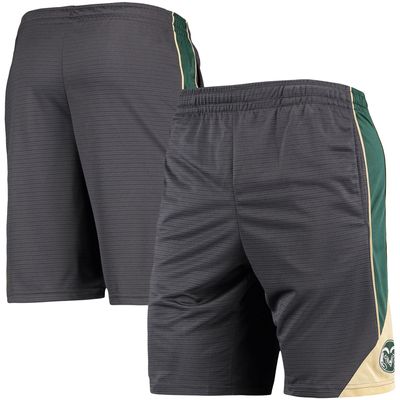 Men's Colosseum Charcoal Colorado State Rams Team Turnover Shorts