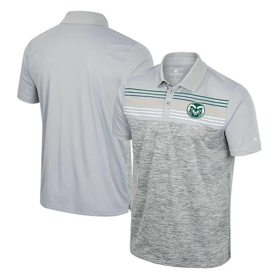 Polo Cybernetic Colorado State Rams Colosseum Grey pour homme