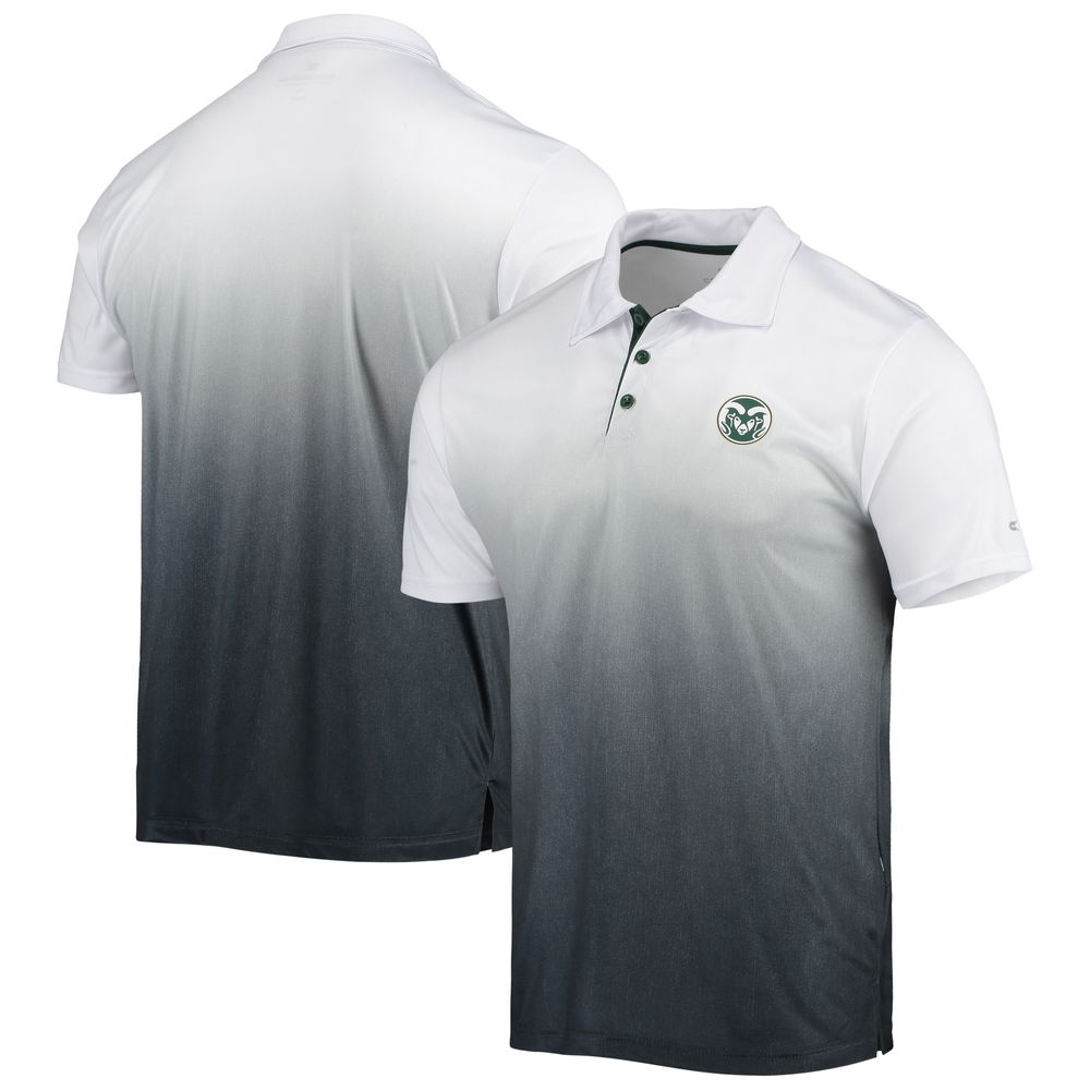 Men's Colosseum Gray Colorado State Rams Magic Team Logo Polo