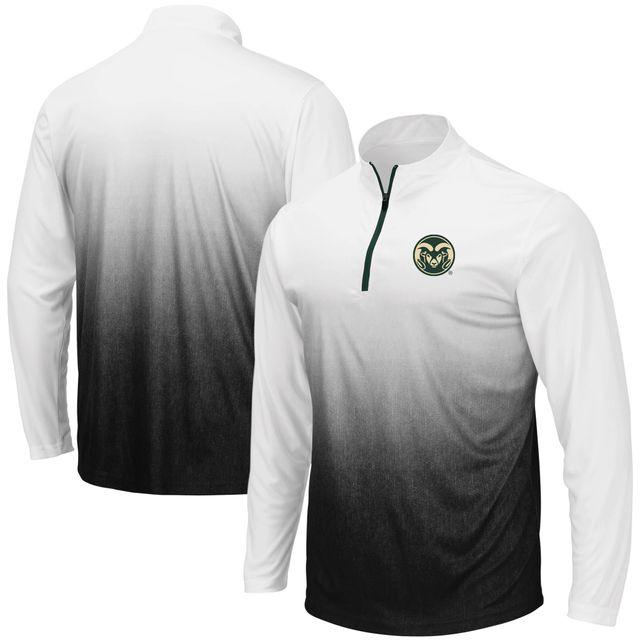 Veste Colosseum Grey Colorado State Rams Magic Team Logo Quarter-Zip pour homme