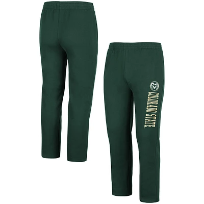 Pantalon Homme Colosseum Green Colorado State Rams Fleece