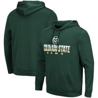 Men's Colosseum Green Colorado State Rams Lantern Pullover Hoodie